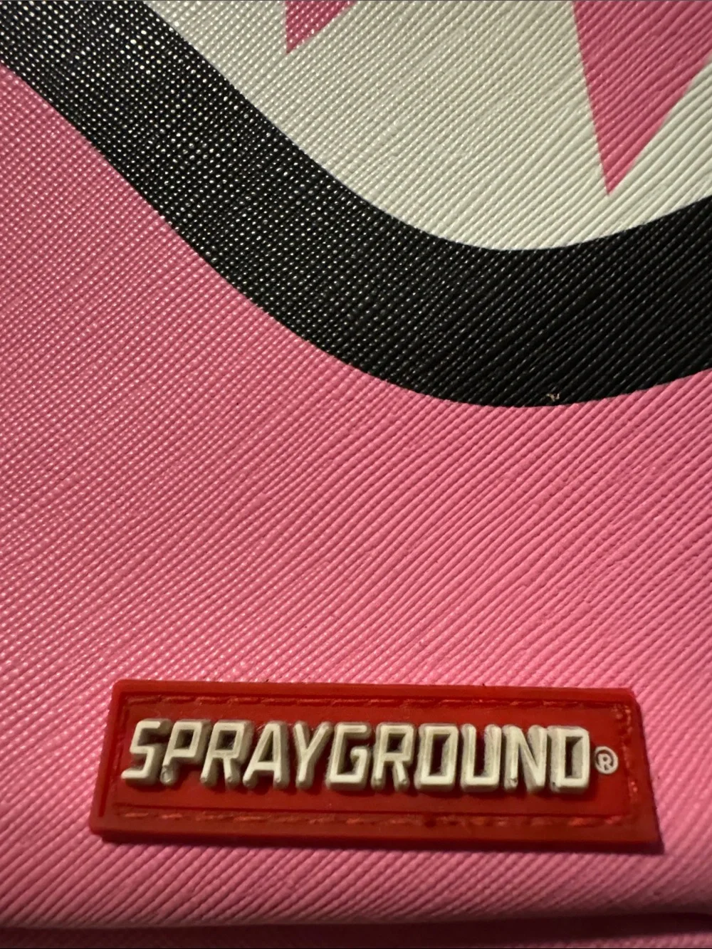 Sprayground Pink Shark Mouth Backpack
